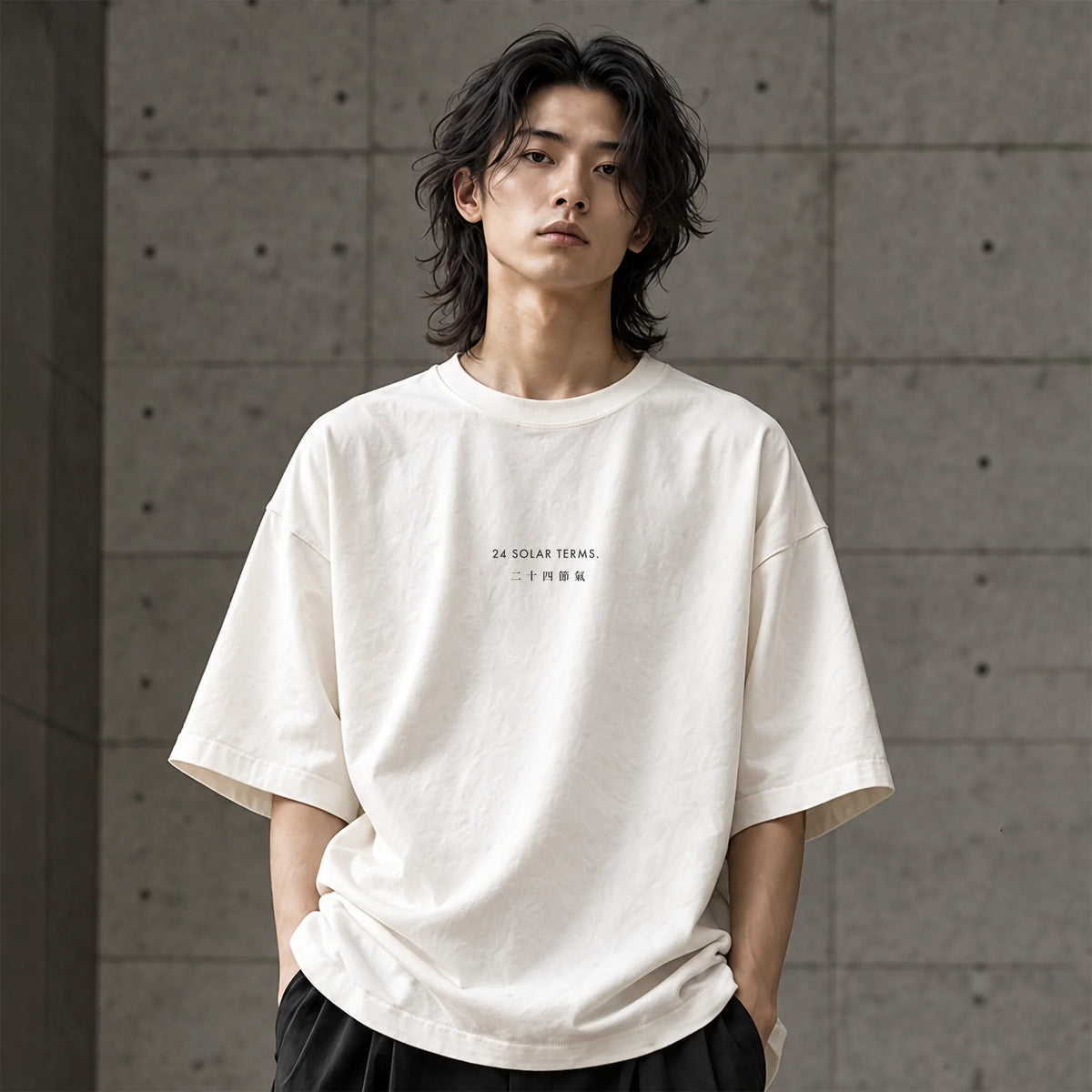 24 Solar Terms (二十四節氣) Oversized Heavyweight T-Shirt