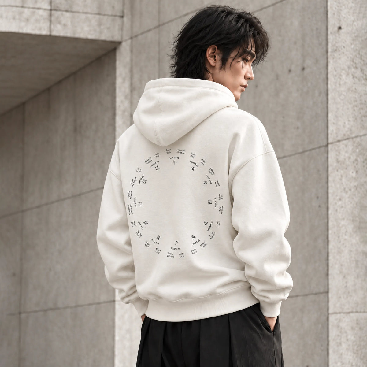 24 Solar Terms (二十四節氣) Relaxed Hoodie
