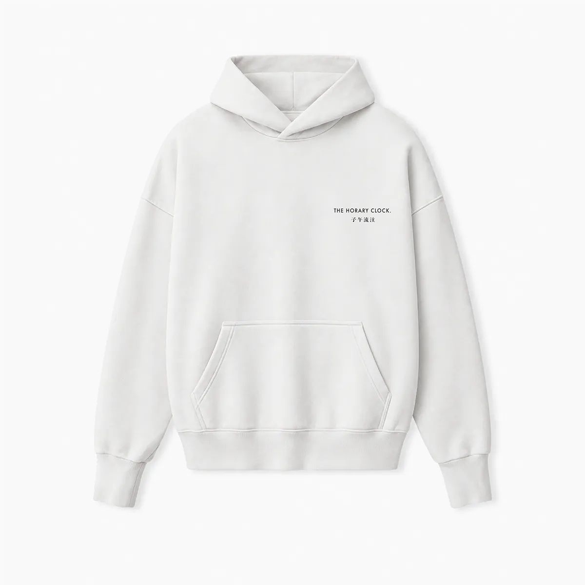 THE HORARY CLOCK (子午流注) Relaxed Hoodie