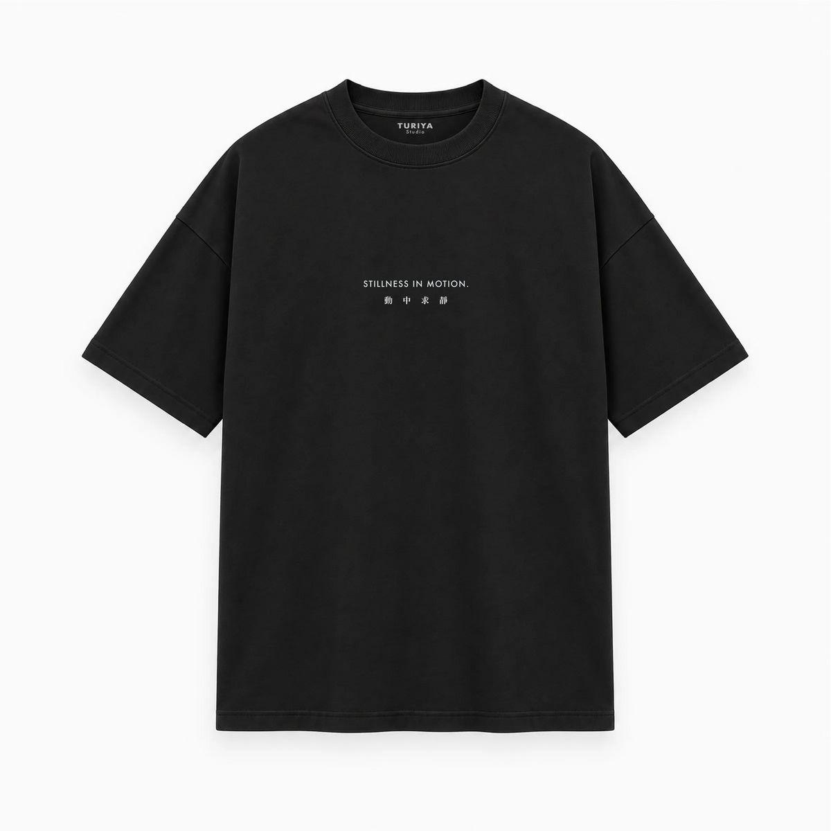 STILLNESS IN MOTION (動中求靜) Oversized Heavyweight T-Shirt
