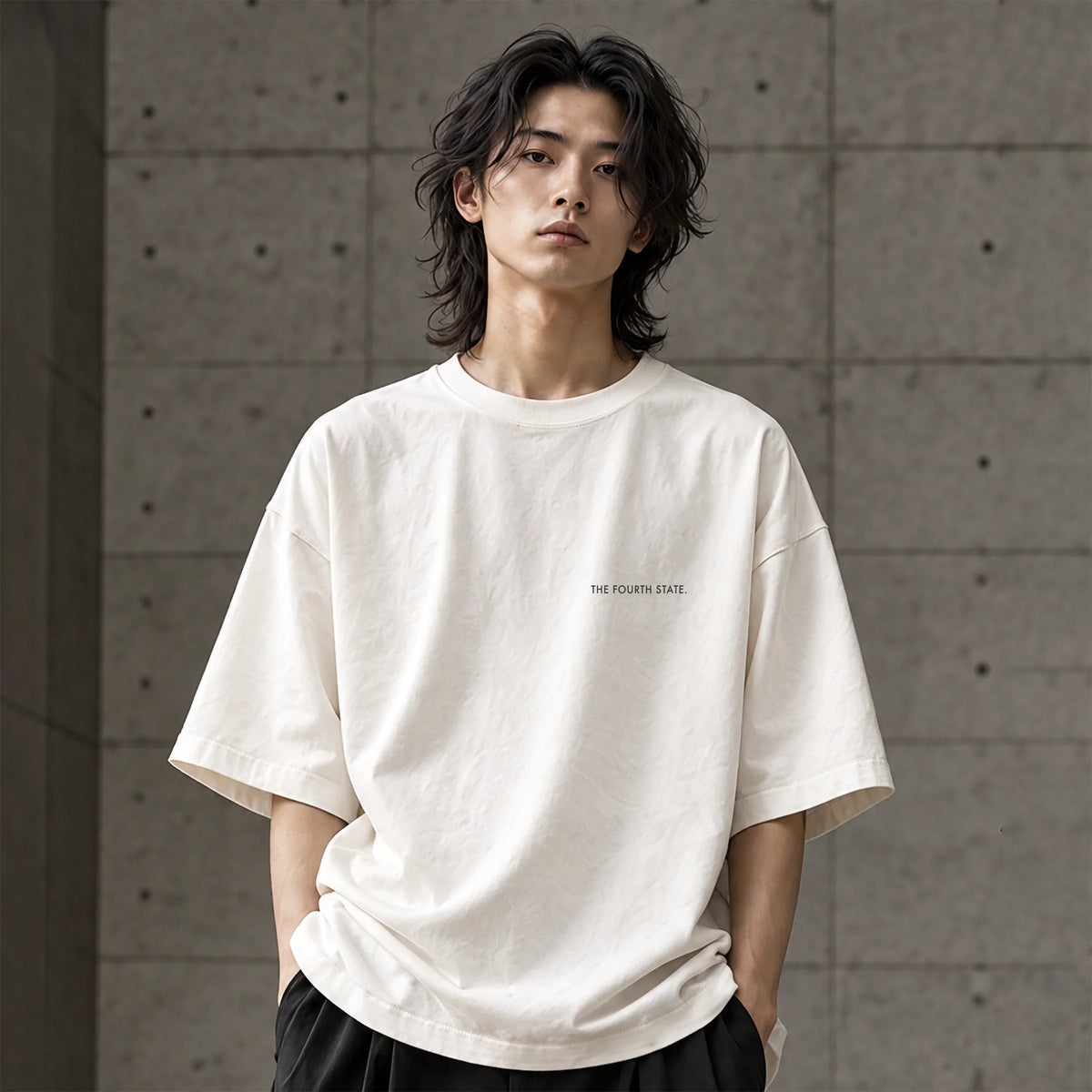 THE FOURTH STATE Oversized Heavyweight T-Shirt