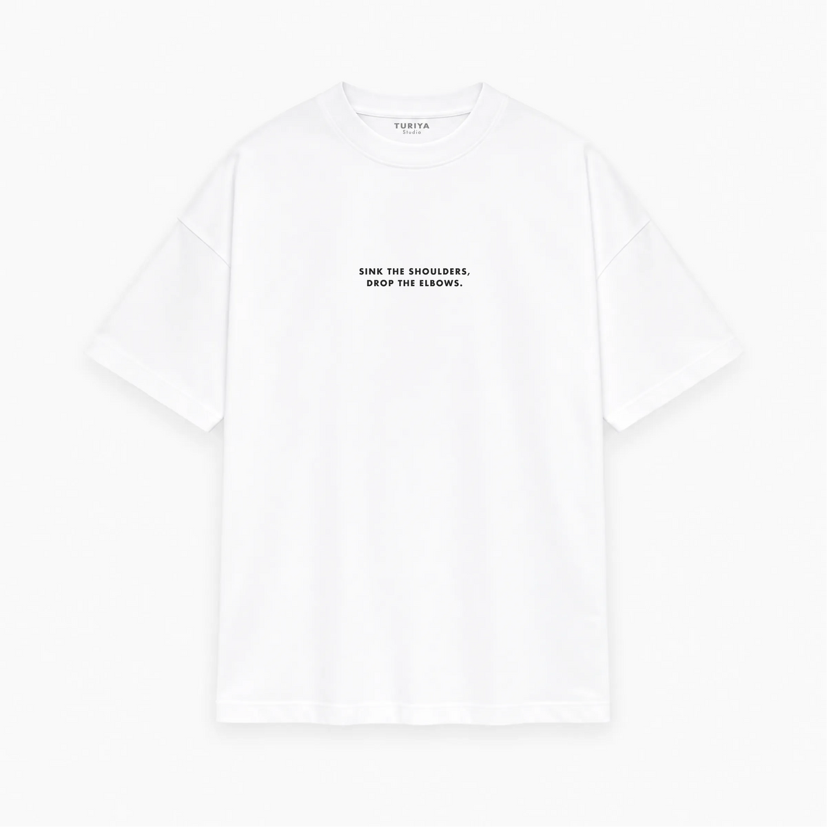 SINK THE SHOULDERS (沉肩墜肘) Oversized Heavyweight T-Shirt