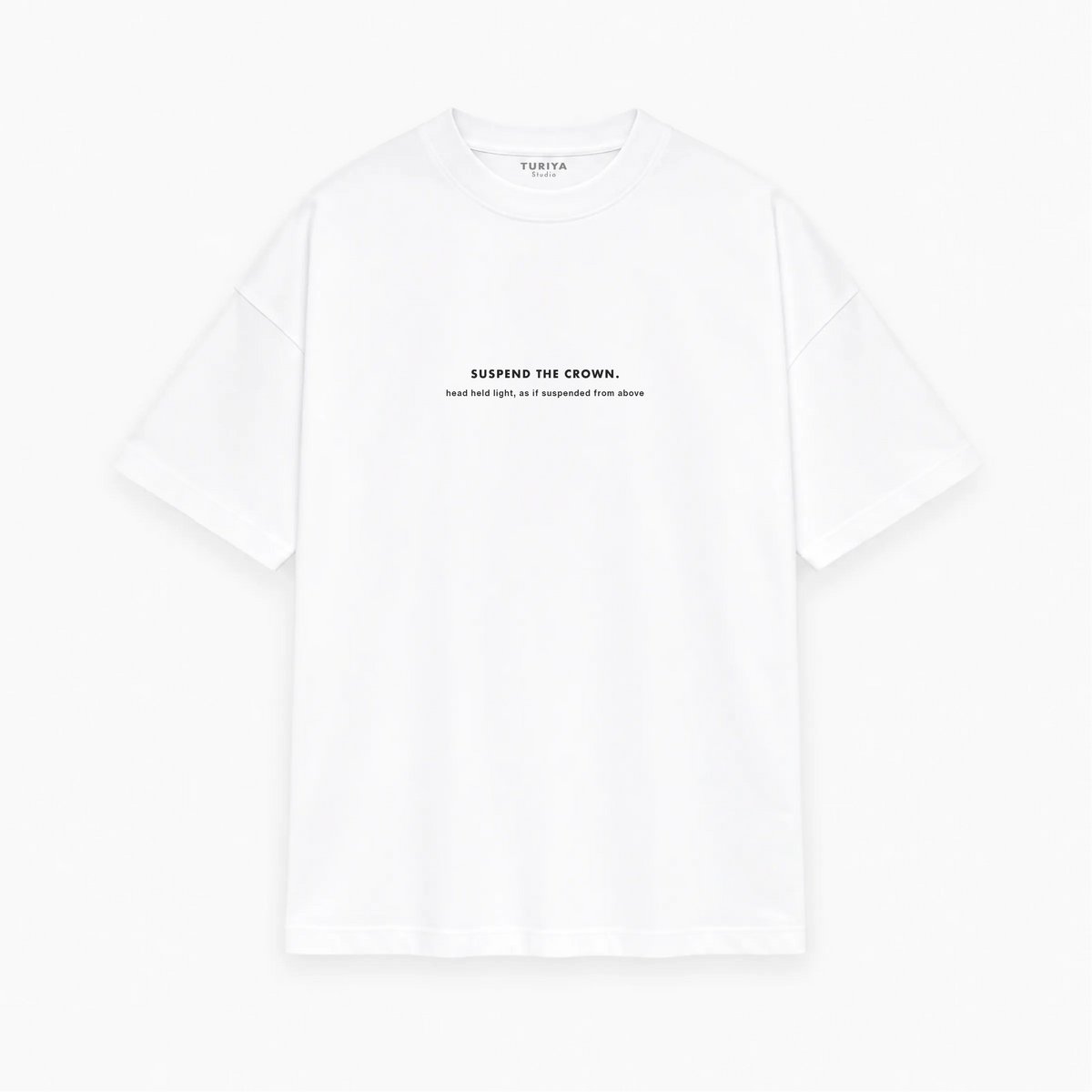 SUSPEND THE CROWN (虛靈頂勁) Oversized Heavyweight T-Shirt
