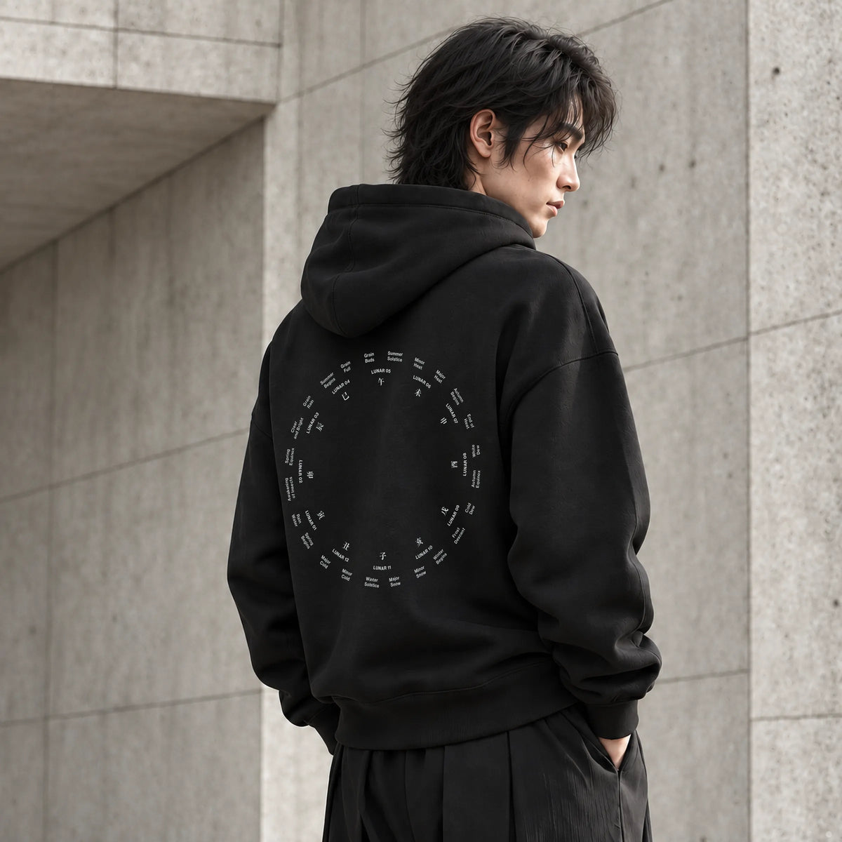 24 Solar Terms (二十四節氣) Relaxed Hoodie