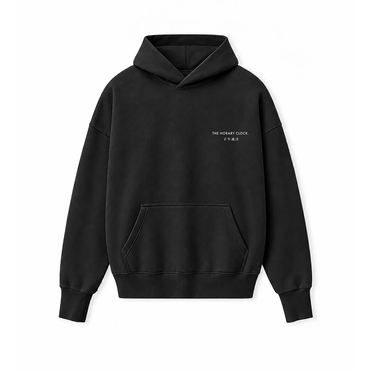 THE HORARY CLOCK (子午流注) Relaxed Hoodie
