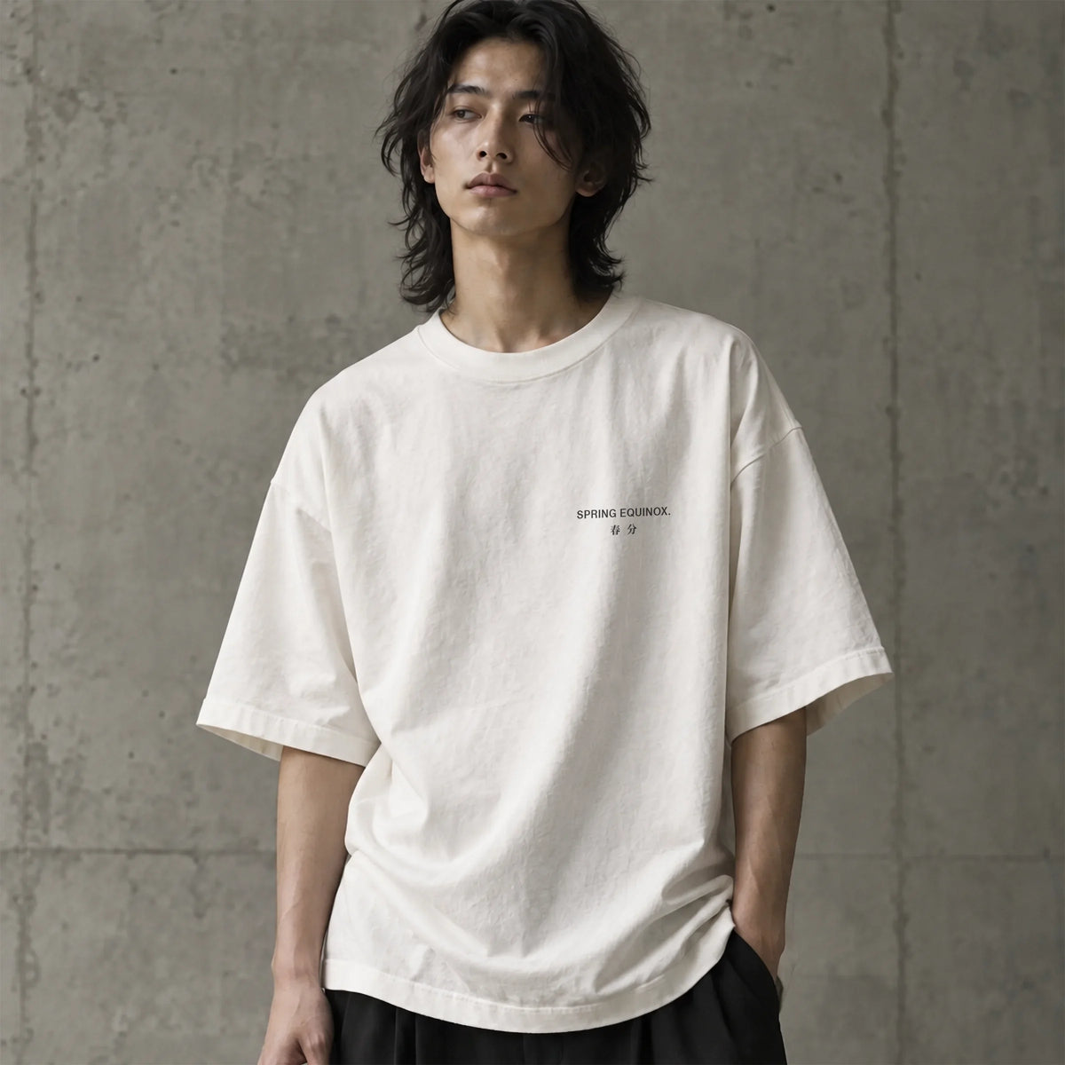 SPRING EQUINOX (春分) Oversized Heavyweight T-Shirt