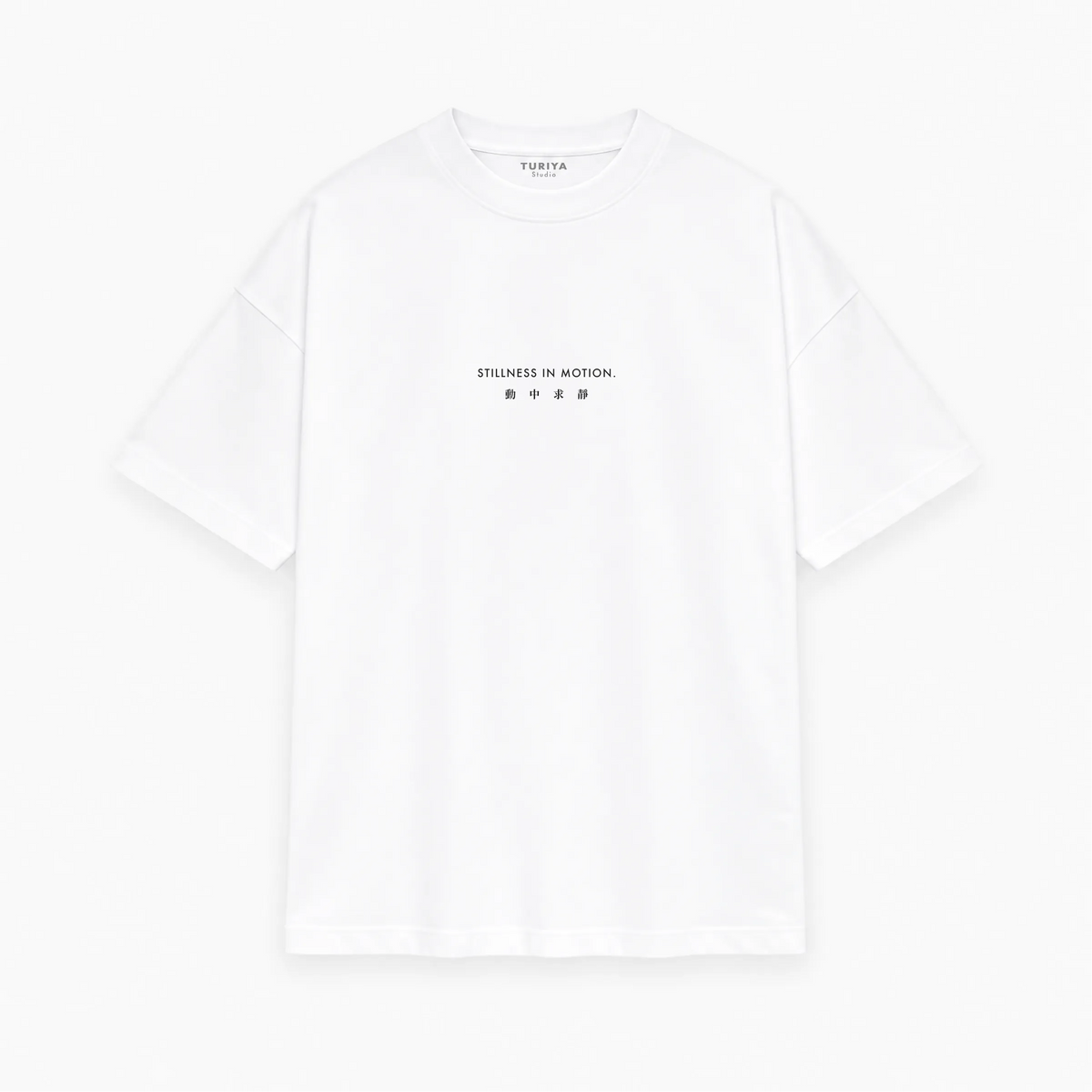STILLNESS IN MOTION (動中求靜) Oversized Heavyweight T-Shirt
