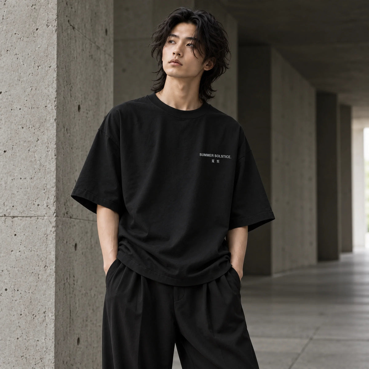 SUMMER SOLSTICE (夏至) Oversized Heavyweight T-Shirt