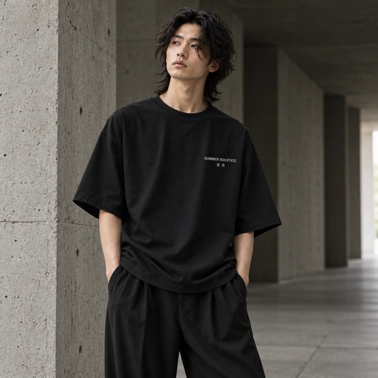 SUMMER SOLSTICE (夏至) Oversized Heavyweight T-Shirt