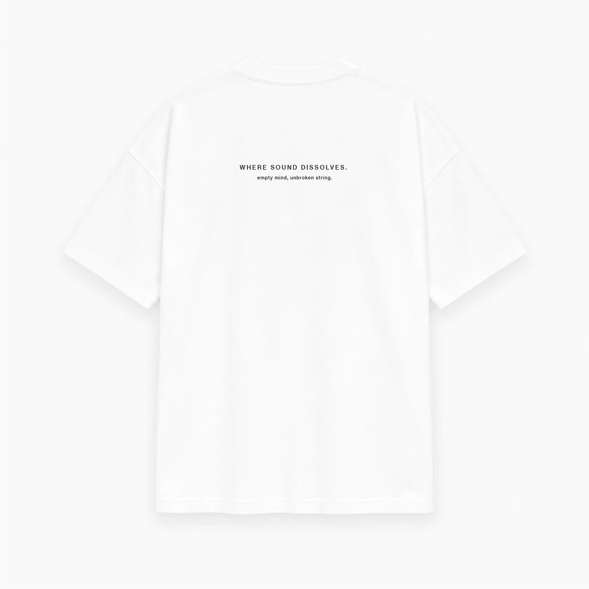 WHERE SOUND DISSOLVES Oversized Heavyweight T-Shirt