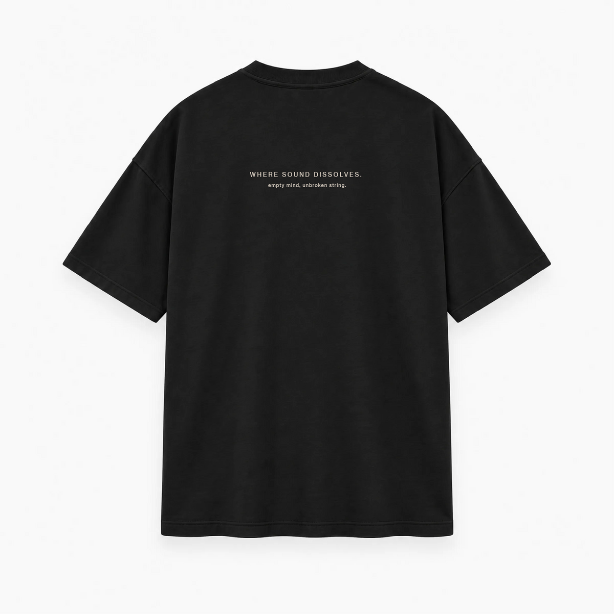 WHERE SOUND DISSOLVES Oversized Heavyweight T-Shirt